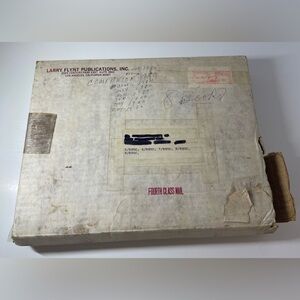 Vintage 1980 hustler magazine mystery box